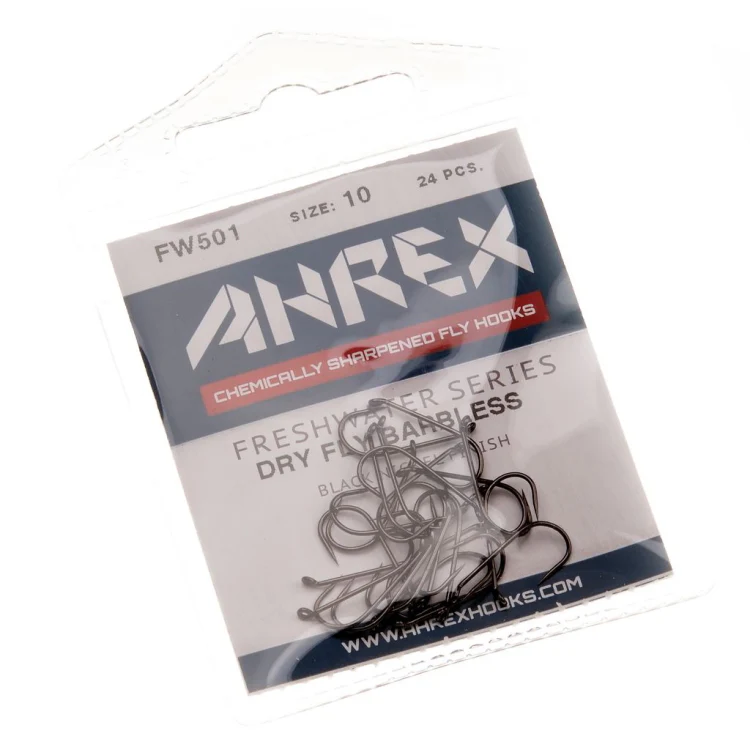 Ahrex FW501 Dry Fly Traditional Barbless Hooks - Image 2