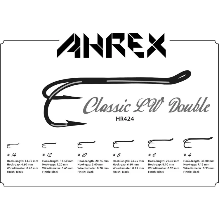 Ahrex HR424 Classic Low Water Double Hooks - Image 4