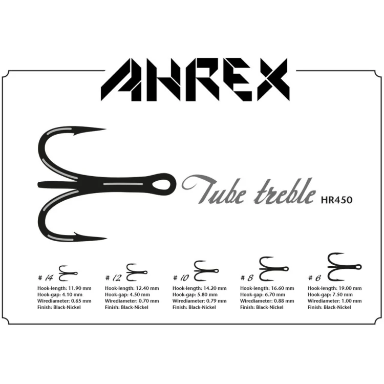 Ahrex HR450 Tube Treble Hooks - Image 4