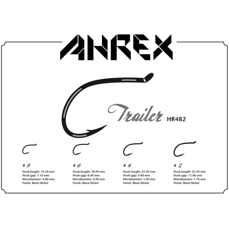 Ahrex HR482 Trailer Hooks - Black Nickel - Image 4
