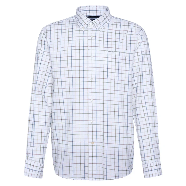 Barbour Caswell Tattersall Regular Shirt - Pine Green