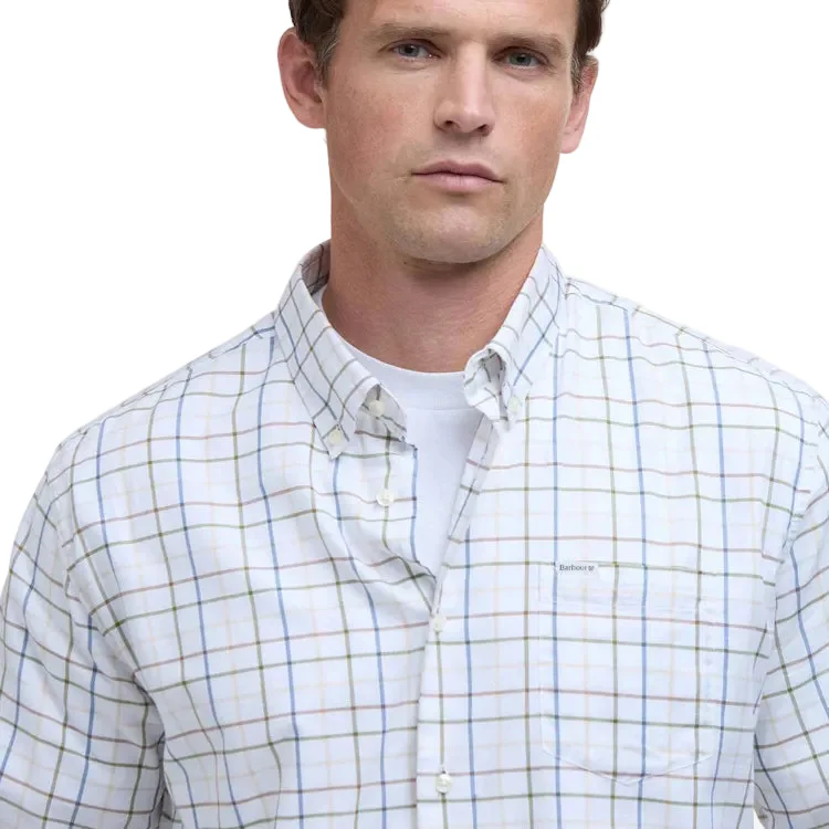 Barbour Caswell Tattersall Regular Shirt - Pine Green - Image 5