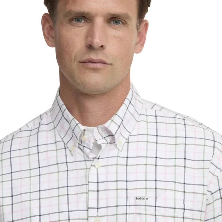 Barbour Caswell Tattersall Regular Shirt - Pink - Image 5