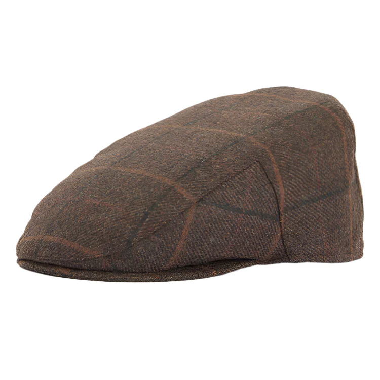 Barbour Crieff Flat Cap - Brown - Image 2
