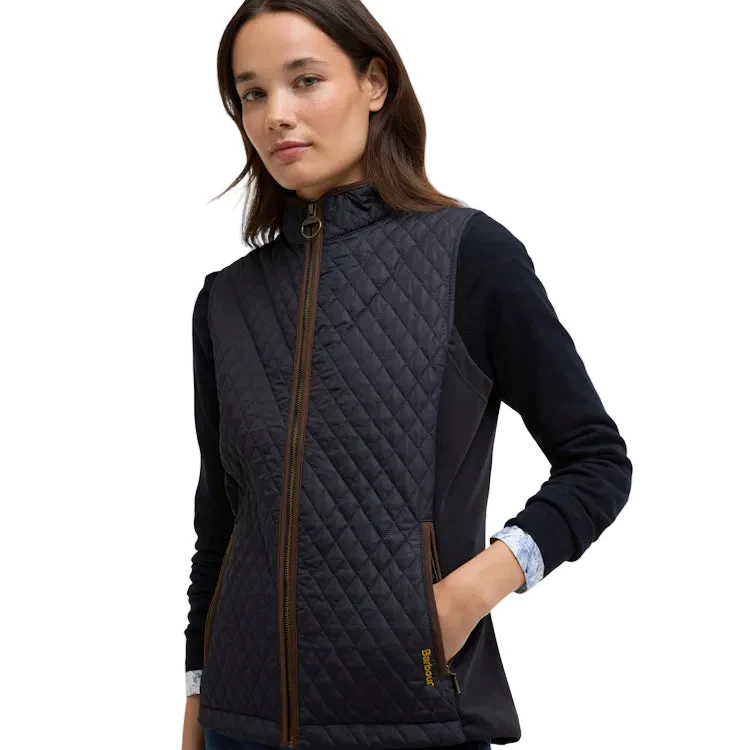 Barbour Ladies Basswood Gilet - Dark Navy - Image 5