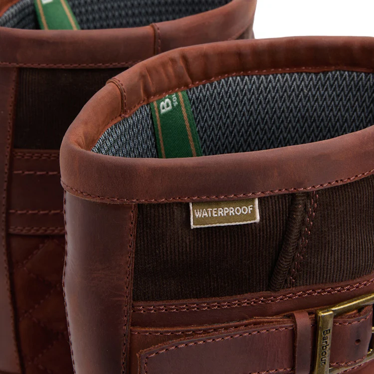 Barbour Ladies Beaconsfield Tall Boot - Mahogony/Choc Nubuck - Image 4
