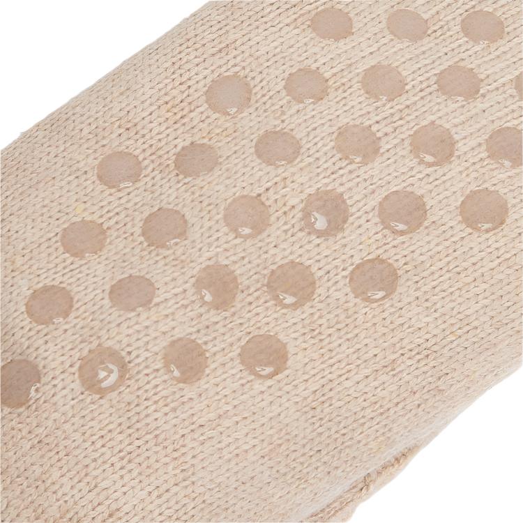 Barbour Ladies Cable Knit Lounge Socks - Oatmeal - Image 5