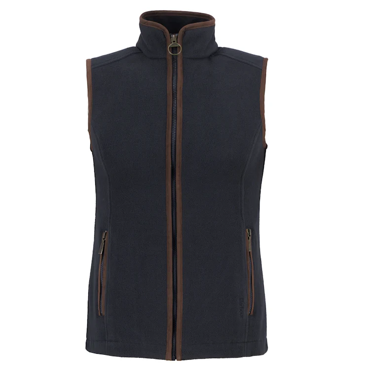 Barbour Ladies Country Colton Fleece Gilet - Navy - Image 3