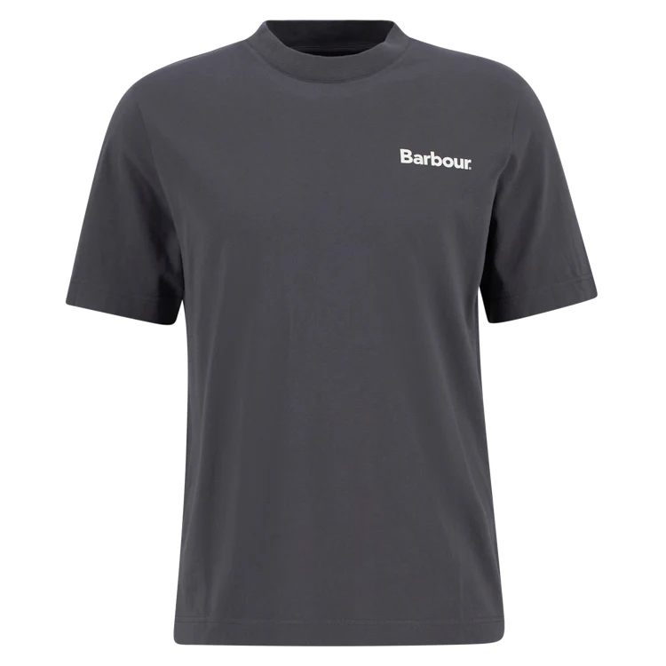 Barbour Packling Relaxed Graphic T-Shirt - Asphalt - Image 3