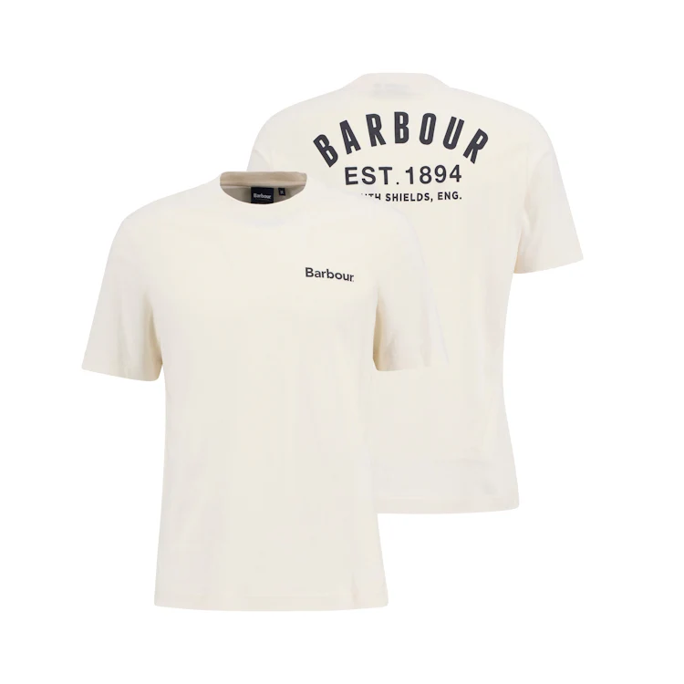 Barbour Packling Relaxed Graphic T-Shirt - Neutral