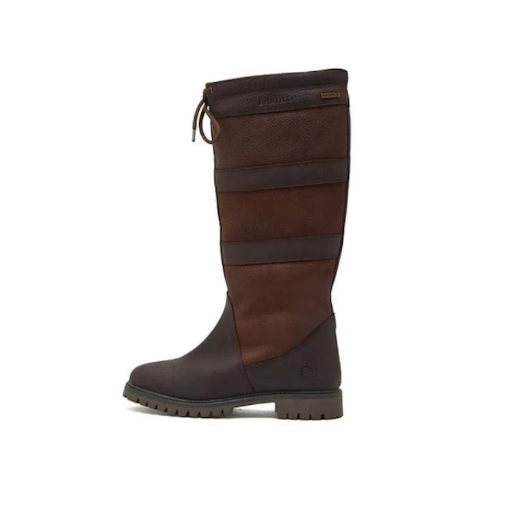 Chatham Ladies Kempton II Waterproof Leather Knee High Boots - Dark Brown - Image 3