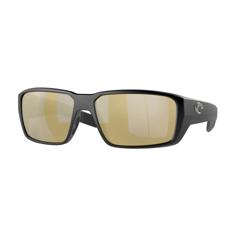 Costa Del Mar Fantail Pro Sunglasses - Matte Black Frame - Sunrise Silver Mirror 580G Lens
