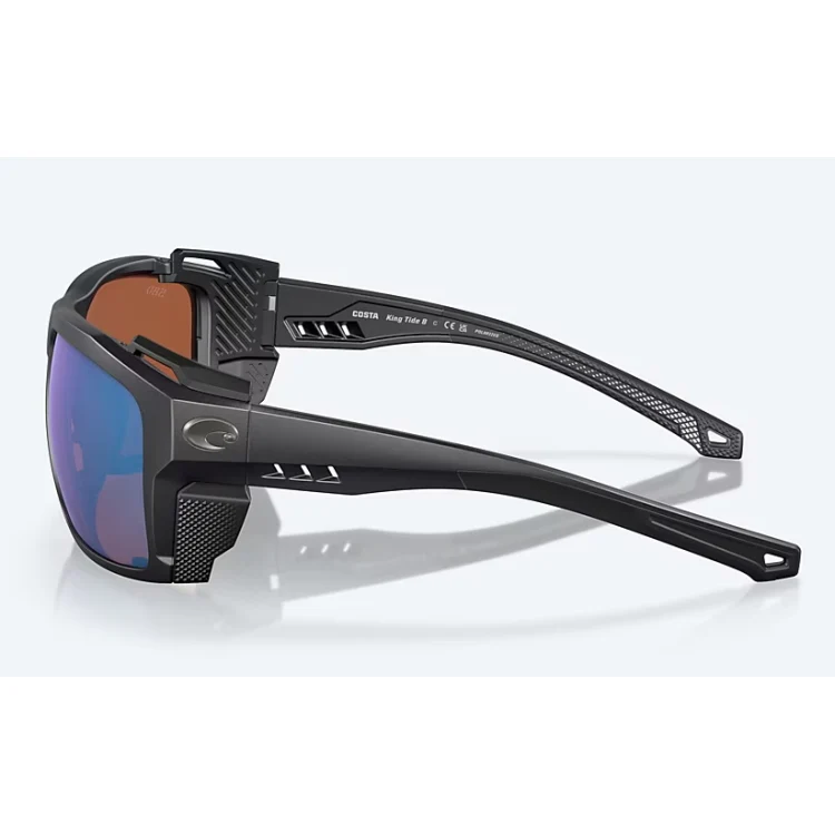 Costa Del Mar King Tide 8 Sunglasses - Black Pearl Frame - Green Mirror 580G Lens - Image 3