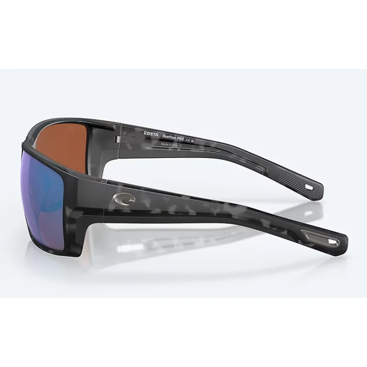 Costa Del Mar Reefton Pro Sunglasses - Tiger Shark Frame - Green Mirror 580G Lens - Image 3