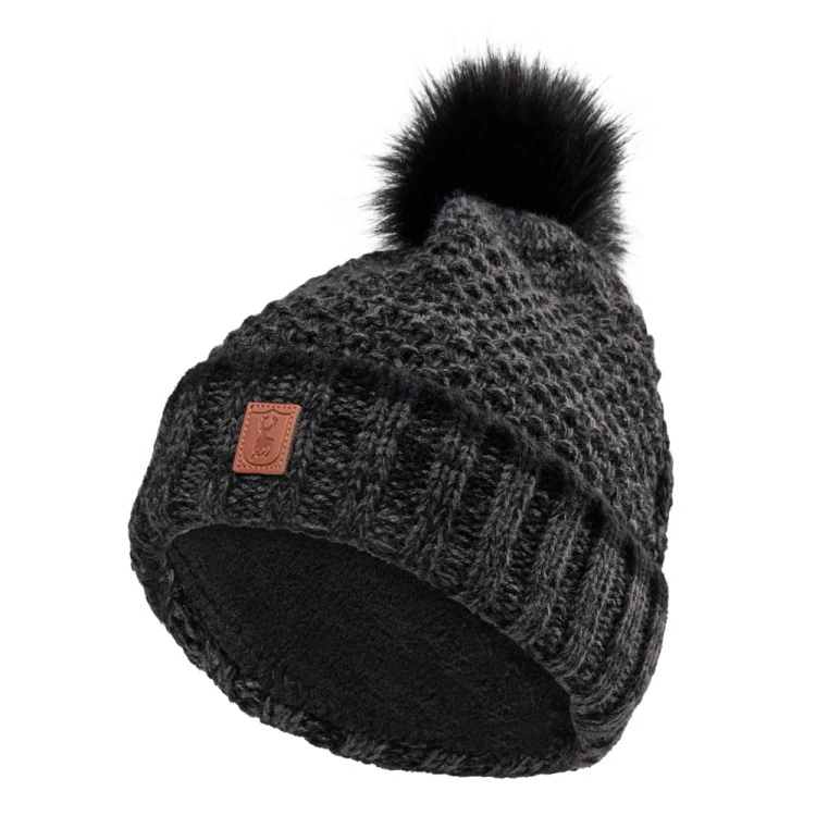Deerhunter Ladies Knitted Hat - Black