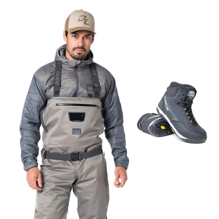 Guideline Driva Waders and Alta Vibram Sole Wading Boots Offer