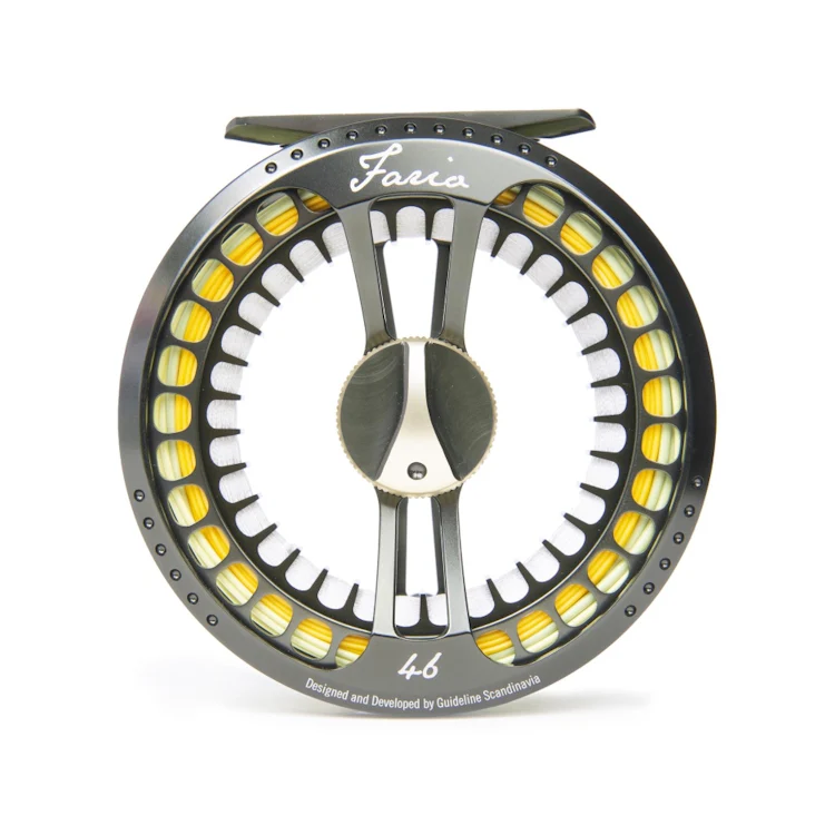 Guideline Fario LW Fly Reels - Dark Grey Green/Gold - Image 2
