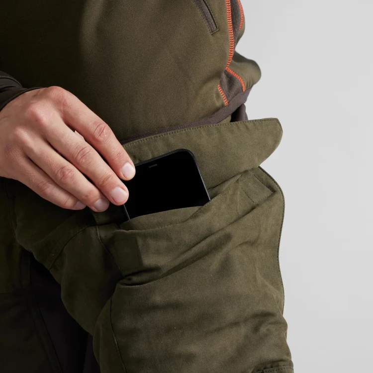 Harkila Scandinavian Trousers - Dark Olive/Willow Green - Image 3