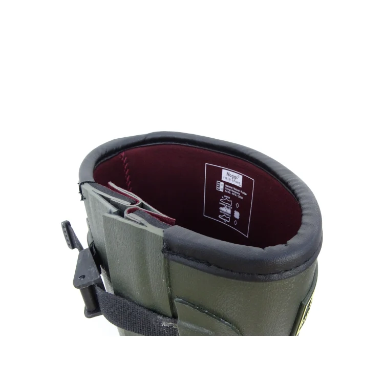 Hoggs of Fife Field Sport Neoprene Lined Wellington Boots - Field Green - Image 2