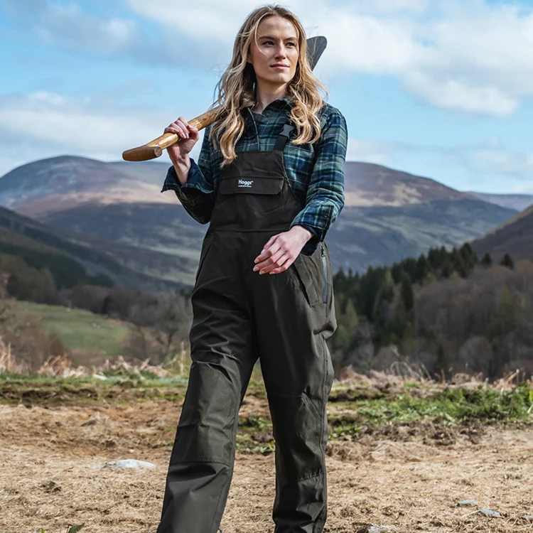 Hoggs of Fife Green King II Waterproof Bib and Brace - Green - 27in Leg - Image 4
