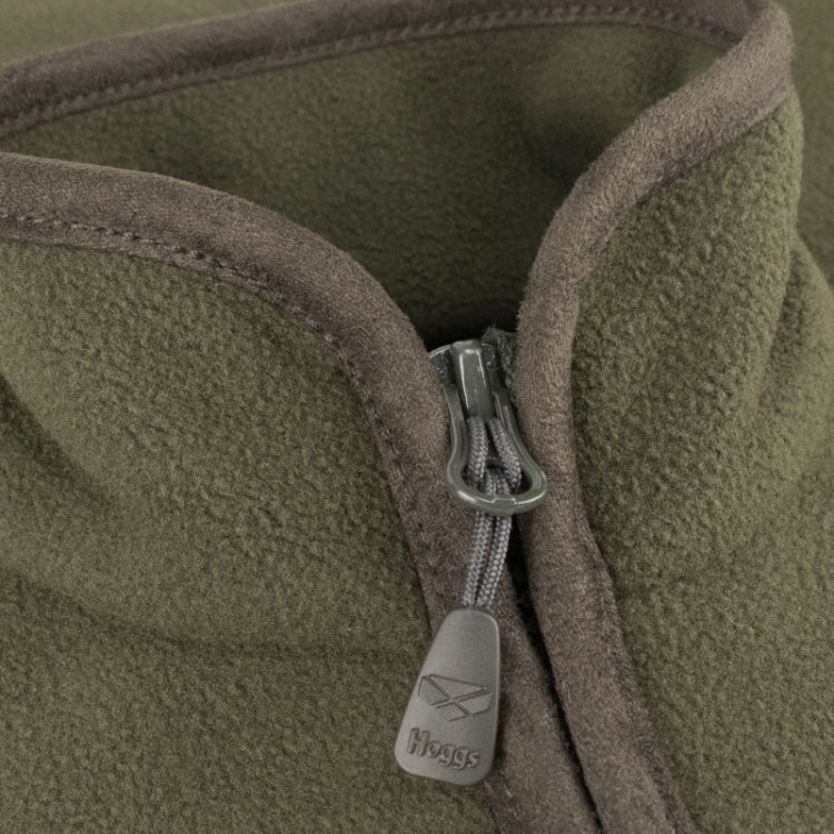 Hoggs of Fife Junior Woodhall Fleece Gilet - Green - Image 3