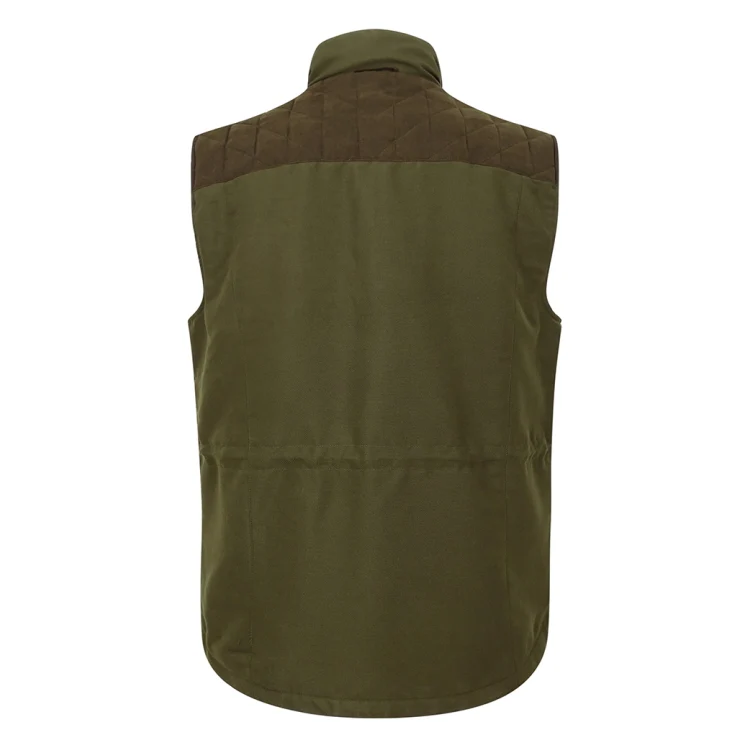 Hoggs of Fife Kincraig Field Waistcoat - Olive Green - Image 3