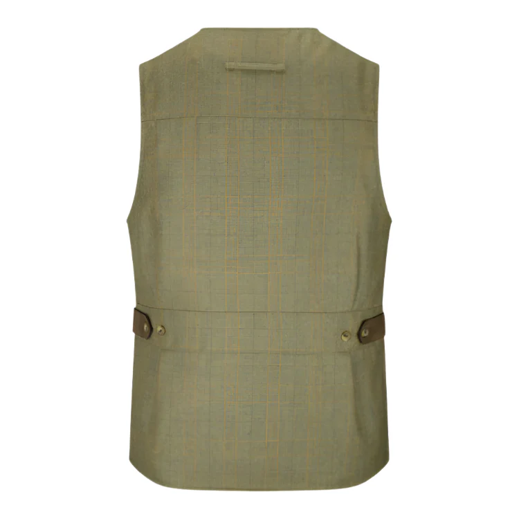Hoggs of Fife Kinloch Technical Tweed Field Waistcoat - Autumn Bracken - Image 2
