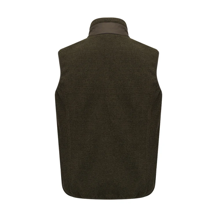 Hoggs of Fife Melville Hybrid Gilet - Dark Forest Marl - Image 2
