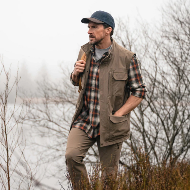 Hoggs of Fife Rothesay Utility Gilet - Khaki - Image 5