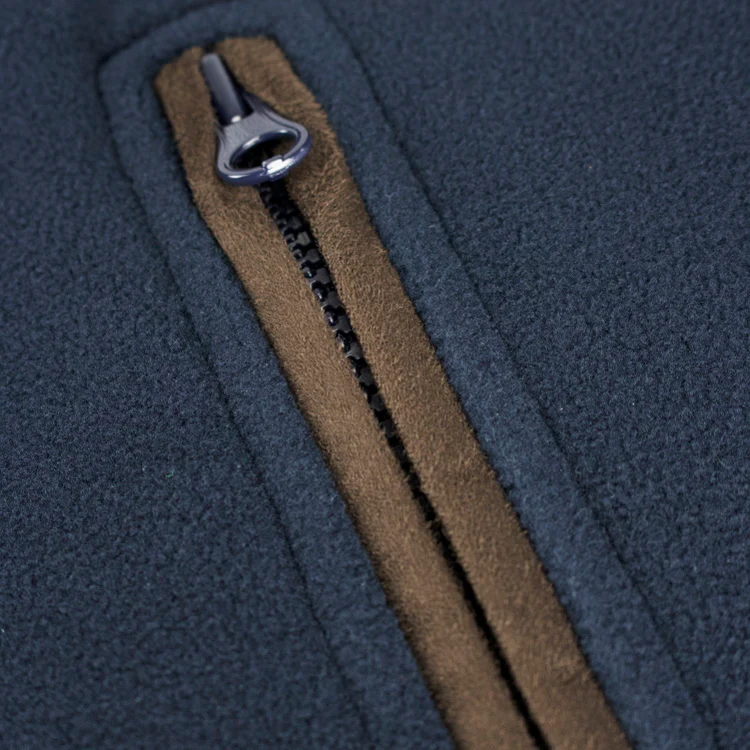 Hoggs of Fife Woodhall Fleece Gilet - Navy - Image 3