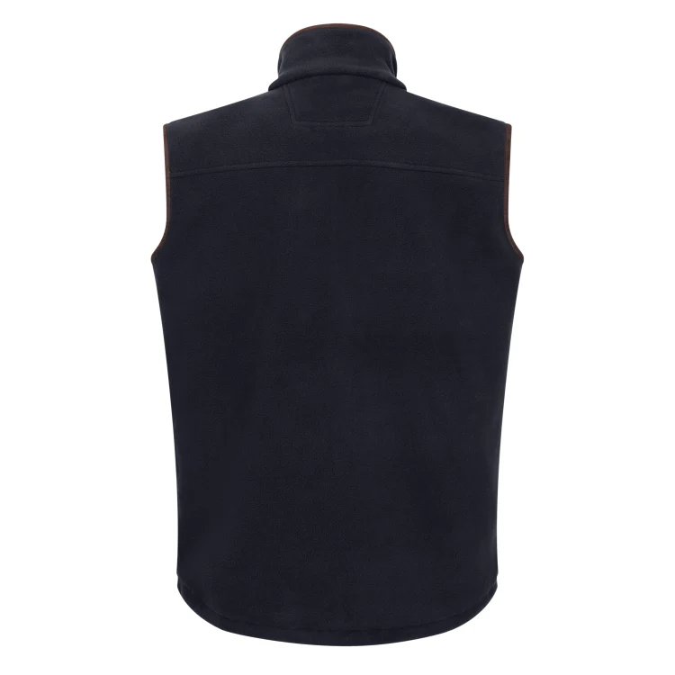 Hoggs of Fife Woodhall Fleece Gilet - Soft Black - Image 2