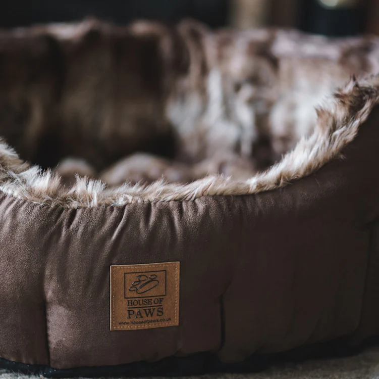 House of Paws Arctic Fox Snuggle Dog Bed - Image 2