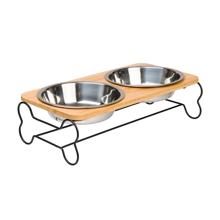 House of Paws Dual Wire Dog Feeder