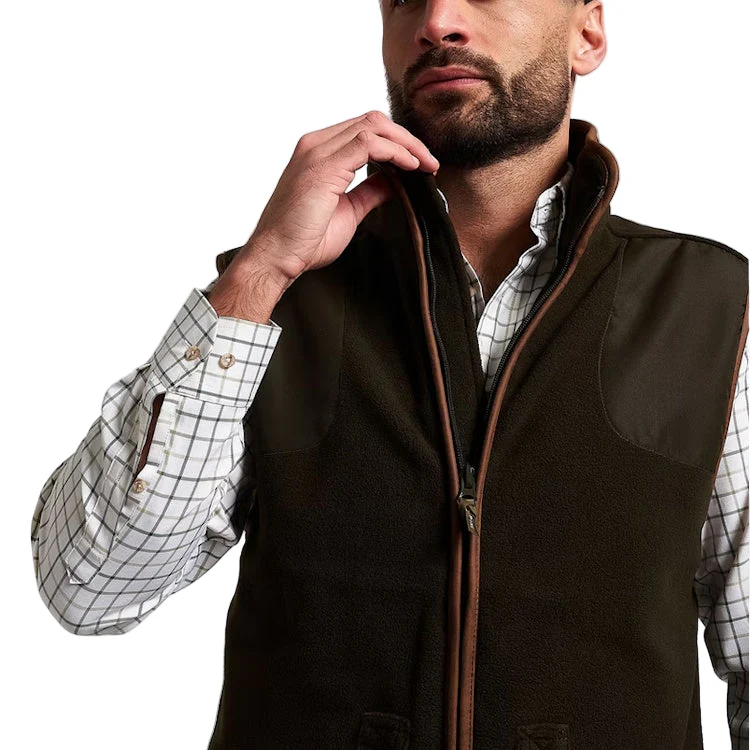Jack Pyke Fleece Shooters Gilet - Dark Olive - Image 3