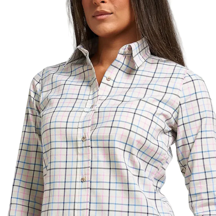 Jack Pyke Ladies Countryman Shirt - Large Check Navy - Image 4