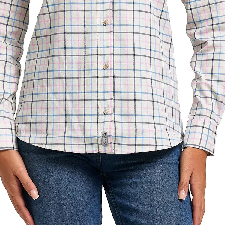 Jack Pyke Ladies Countryman Shirt - Large Check Navy - Image 5