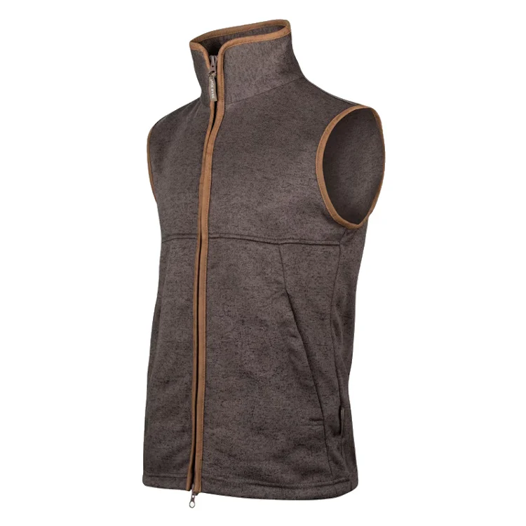 Jack Pyke Melange Fleece Gilet - Brown - Image 2