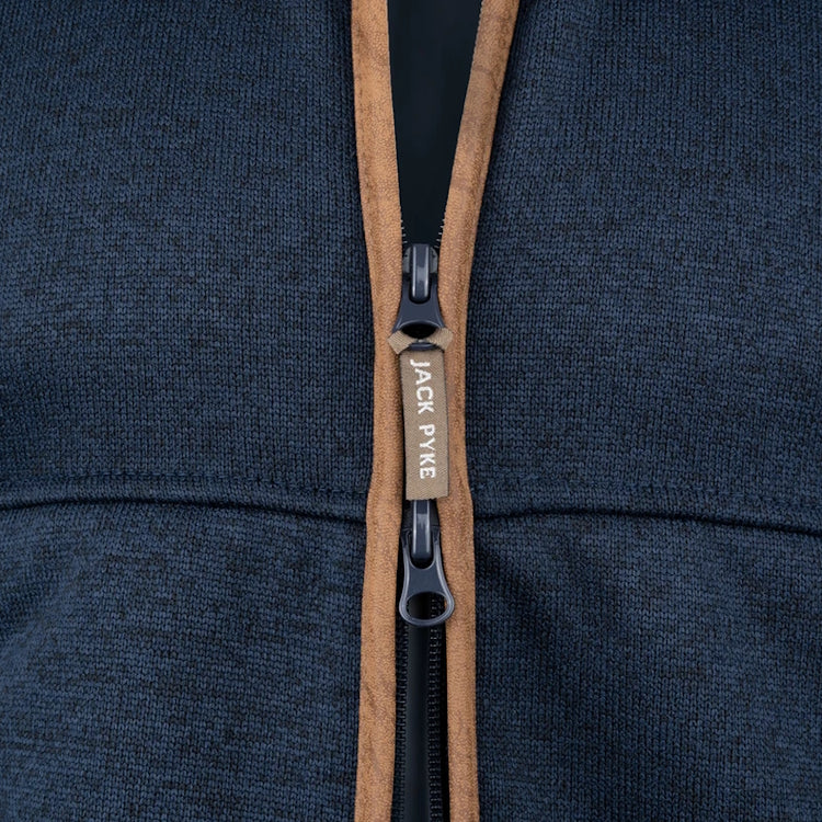 Jack Pyke Melange Fleece Gilet - Navy - Image 3