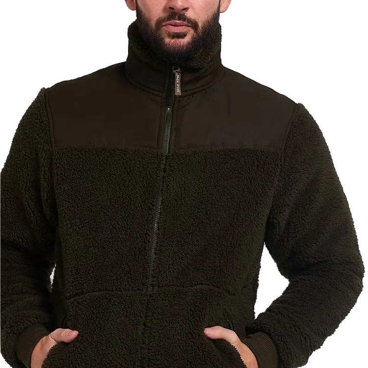 Jack Pyke Sherpa Fleece Jacket Gen2 - Dark Olive - Image 4