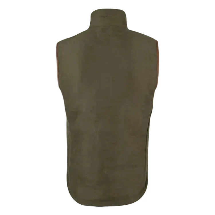 Jack Pyke Technical Moleskin Fleece Gilet - Dark Olive - Image 4