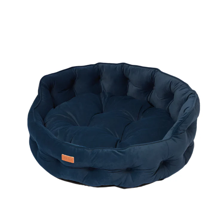 Joules Chesterfield Pet Bed - Navy - Image 4