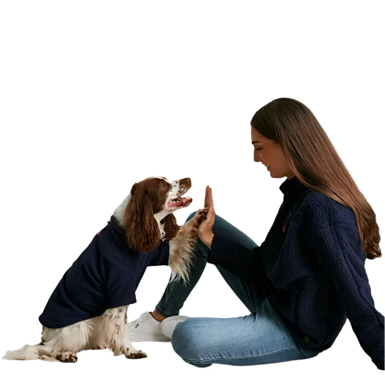 Joules Dog Fleece - Navy - Image 6