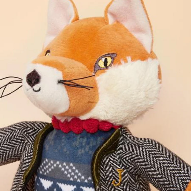 Joules Jonty Tweedy Fox Dog Toy - Image 4