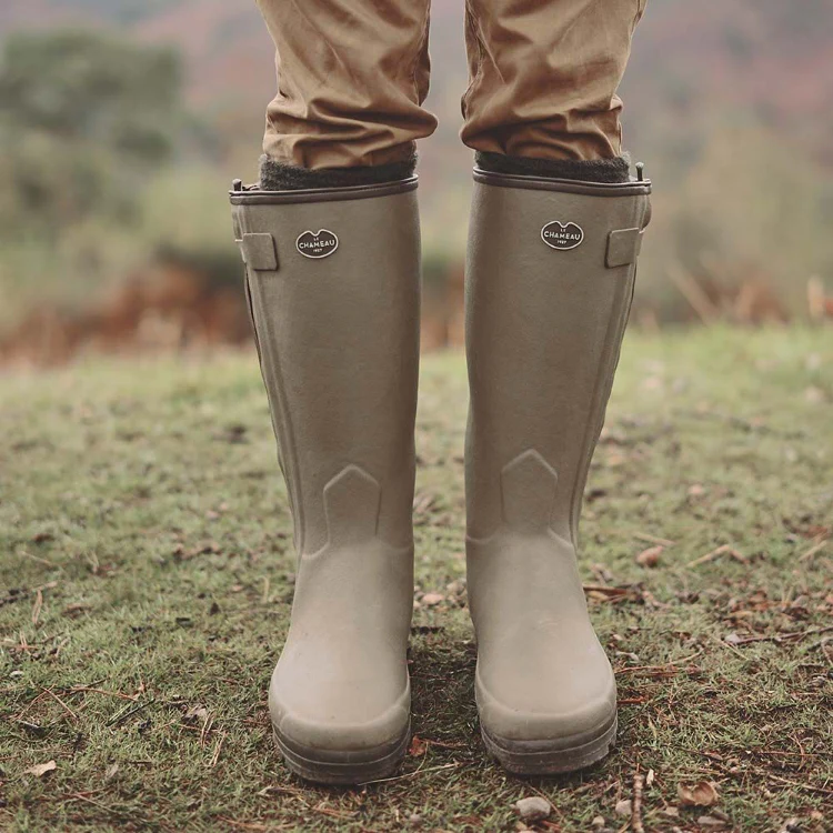 Le Chameau Chasseur Boots - Large Fit - Green - Image 7