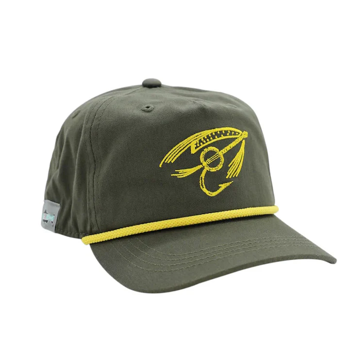 Rep Your Water Brimmed Cap 5 Panel Unstructured - Infamous Stringdusters Banjo Fly