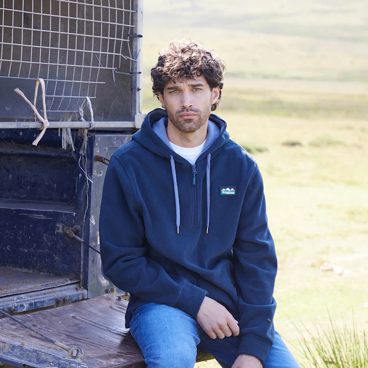 Ridgeline Ballistic Hoodie - Navy - Image 4