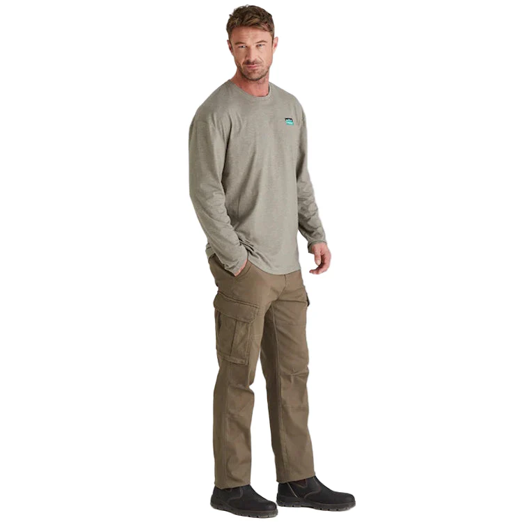 Ridgeline Baseline Top - Smokey Olive Marl - Image 3