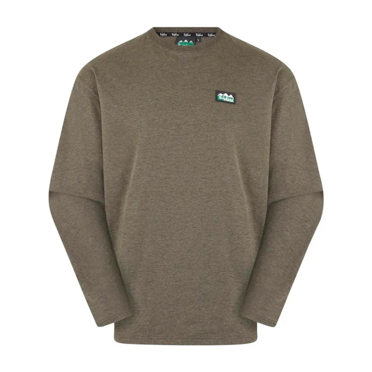 Ridgeline Baseline Top - Smokey Olive Marl - Image 4