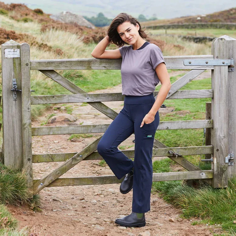 Ridgeline Ladies Infinity Straight Leg Leggings - Navy - Image 6
