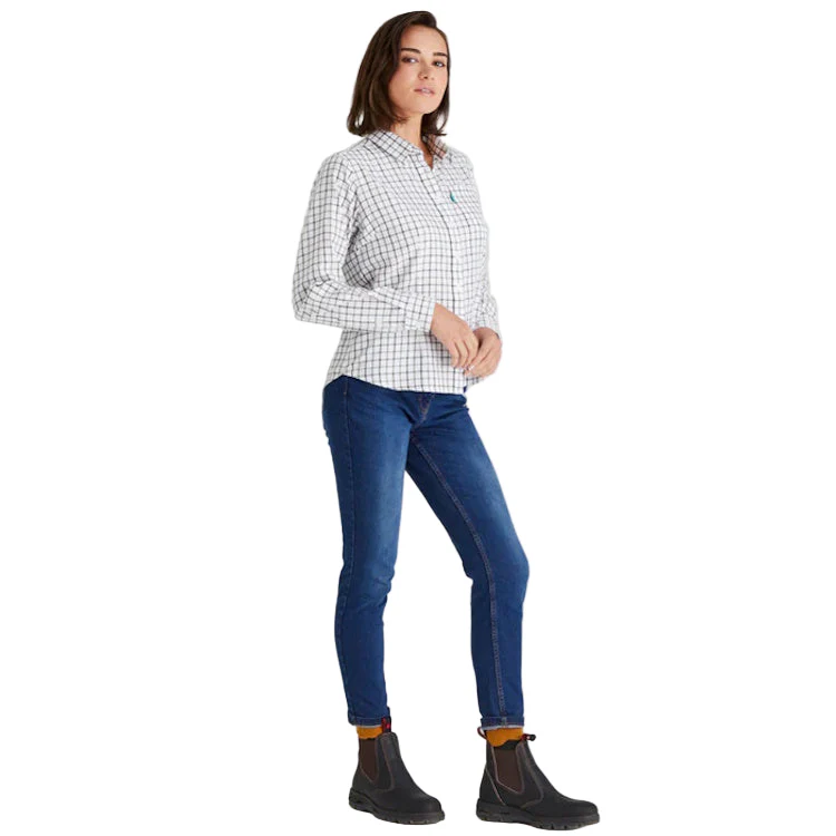 Ridgeline Ladies Sedgebrook Shirt - Deep Forest/Smokey Olive - Image 3